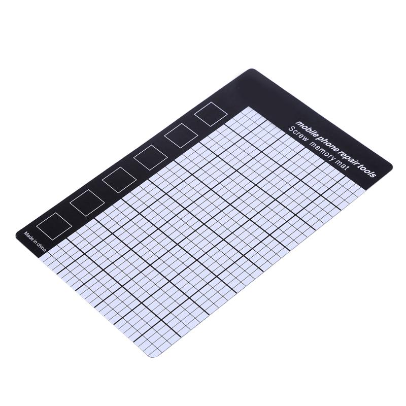 Universal 145x90mm Magnetic Screw Mat Phone Phone Screws Storage Mat Memory Chart Working Pad