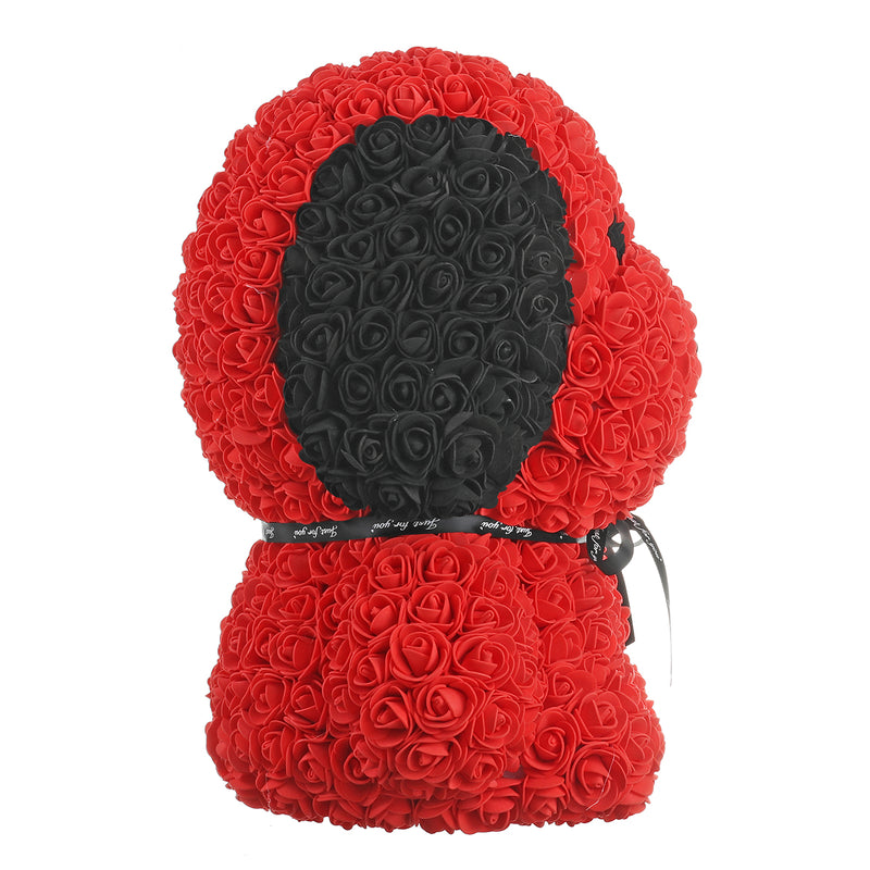 Artificial Rose Flower Dog Holiday DIY Birthday Gift 38cm Beautiful For Wedding Decorations