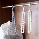 Hanger Multi-port Support Circle Cloth Hanger Clothes Drying Racks Multifunction Plastic Scarf Clothes Hangers Storage Rack