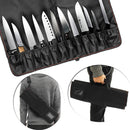 12 Pocket Cutter Roll Bag For Chefs Holds 12 Cutter Portable Chef Cutter Case 50X18cm