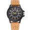 HANNAH MARTIN 1601 Men Wrist Watch Genuine Leather Strap Creative Watch