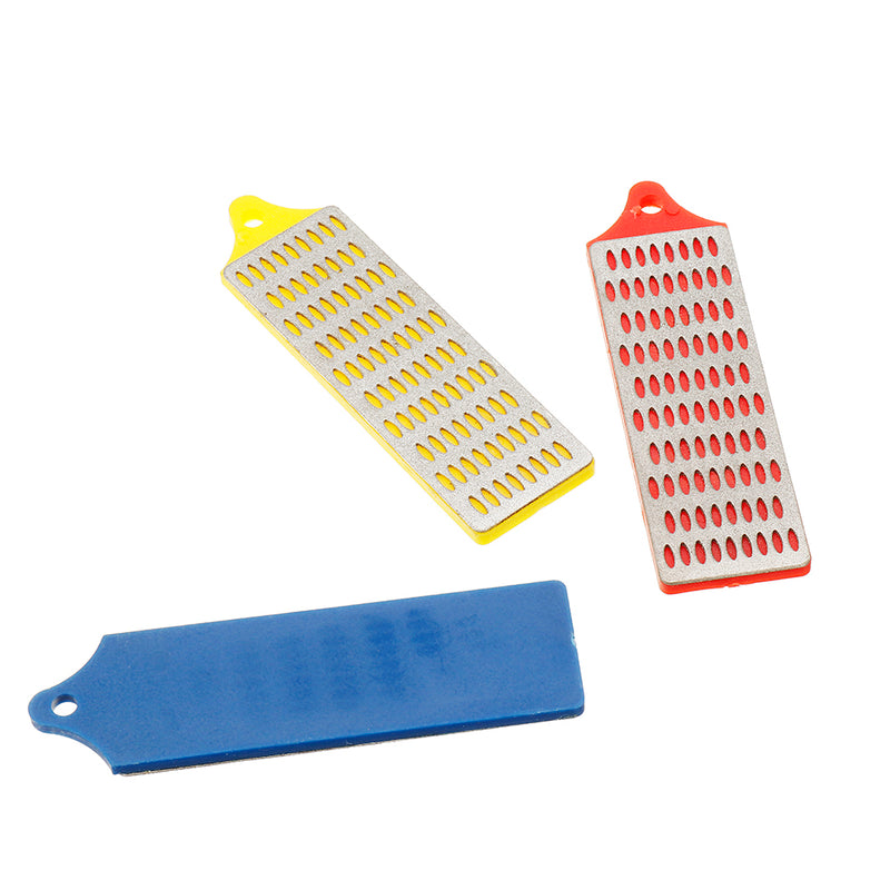 3pcs 1x3 or 2x6 Inch Diamond Whetstone Set 180/260/360 Grit Sharpen Stone for Sharpening Polishing