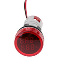 Geekcreit 2in1 22mm AC50-500V 0-100A Amp Voltmeter Ammeter Voltage Current Meter With CT Au23