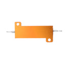 3pcs RX24 50W 200R 200RJ Metal Aluminum Case High Power Resistor Golden Metal Shell Case Heatsink Resistance Resistor