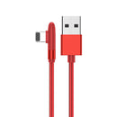 Type-c USB Elbow Right Angle Game Phone Charger Data Cable for Oneplus 6 6T Xiaomi Mi8 Mix S9 Note 9