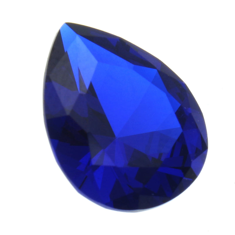 9x11mm Blue Gemstones Diamond Artificial Sapphire Jewelry DIY Making Loose Gemstone Decoration