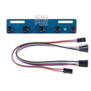 TCRT5000 5 Channel Infrared Reflective Sensor IR Photoelectric Switch Barrier Track Module with Cable