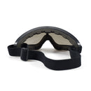 GHOST RACING Motorcycle Retro Racing Goggles Wind Dust Proof ATV Sunglasses Black Frame