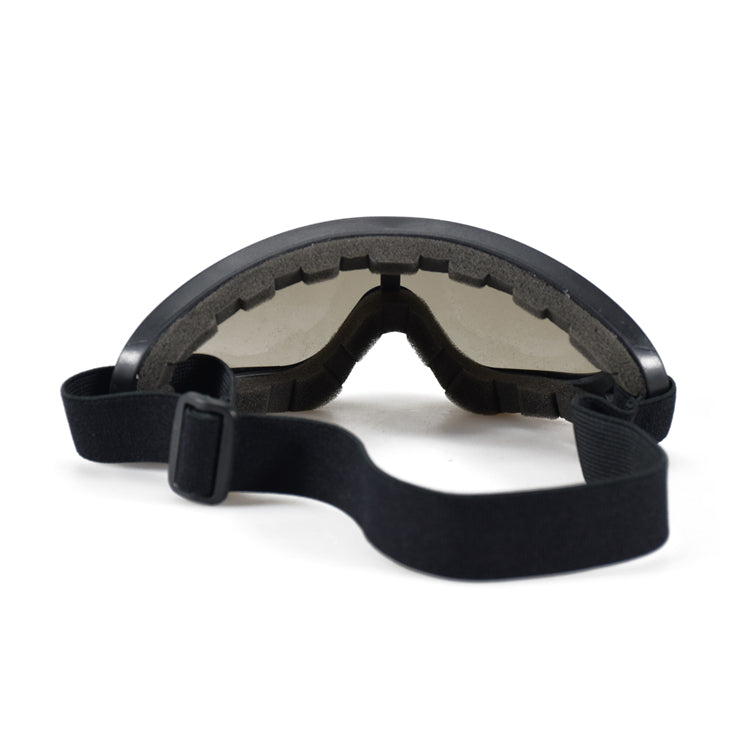 GHOST RACING Motorcycle Retro Racing Goggles Wind Dust Proof ATV Sunglasses Black Frame