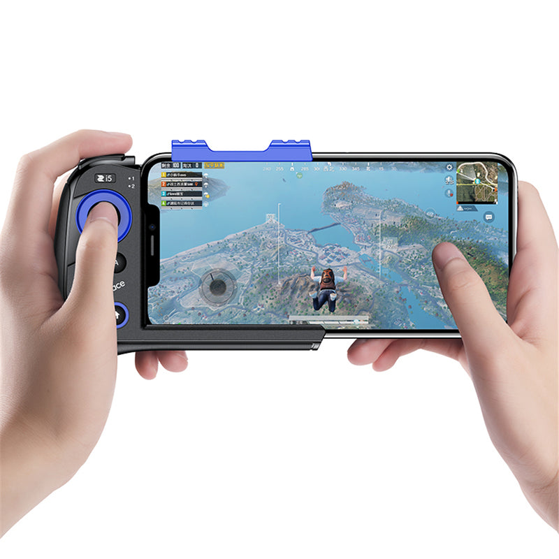 Rock Space I5 Single Side Wireless bluetooth Gaming Handle Joystick Gamepad For iPhone 8Plus XS 11 Pro Huawei P30 Pro Mate 30 5G S10+ Note 10 5G