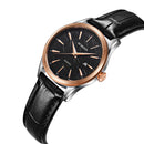 OCHSTIN LQ022-A Casual Style Female Wrist Watch Waterproof Leather Band Quartz Movement Watch