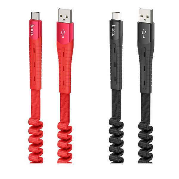 HOCO U78 Cotton Treasure Woven Fabric Braid 1.2M Type-C Micro USB Fast Charging Data Cable for Samsung S10+ Xiaomi Redmi Note8 LG HUAWEI