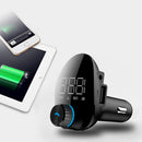 Bakeey 3.4A Double USB LCD Wireless bluetooth 5.0 AUX Car MP3 Player USB Car Charger Adapter Hands-free FM Transmitter Modulator For iPhone 8Plus XS Huawei Mate 30 5G Xiaomi Mi9 9Pro 5G