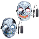 Novelties LED Skeleton Skull Mask Fancy Scary Halloween Adult Costume Accessory