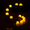 12 Pcs/Lot Led Yellow Flicker Drop Tear Candle Tealight Electronic Flameless Candle Decorations
