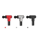 Electric Percussion Massager 4 Levels Ultra-Quiet Muscle Deep Tissue Vibrating Relaxing Therapy Device with 4 Massager Heads