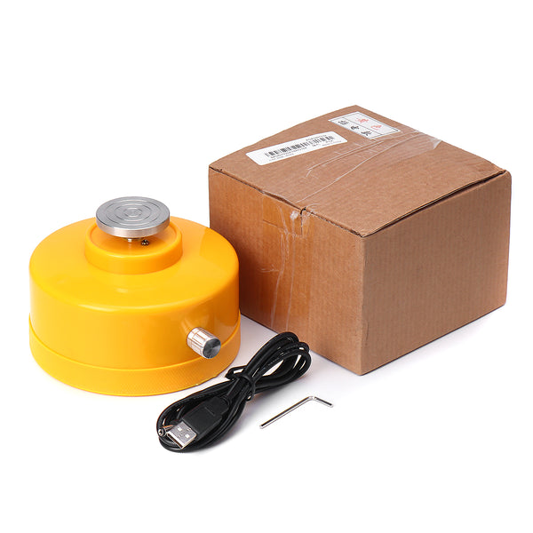 USB Electric Pottery Wheel 4.3/6.5cm Speed 0-2300RPM Turntable Ceramic Machine For Making Ceramic DIY Craft