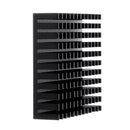 10pcs 40mm*40mm*11mm Black Heatsink for Stepper Motor 3D Printer Part