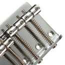 Zebra 4 String Bass Bridge Guitar Tremolo Bridge for Fender Jazz Bass Guitar with 5 Screws