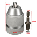 2-13mm 3/8-24UNF Keyless Drill Chuck or Removable 1/4 Inch Quick Change Shank