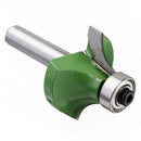 Drillpro 6Pcs 8mm Shank Router Bit Round Chamfer Edge Forming Router Bit Woodworking Cutter