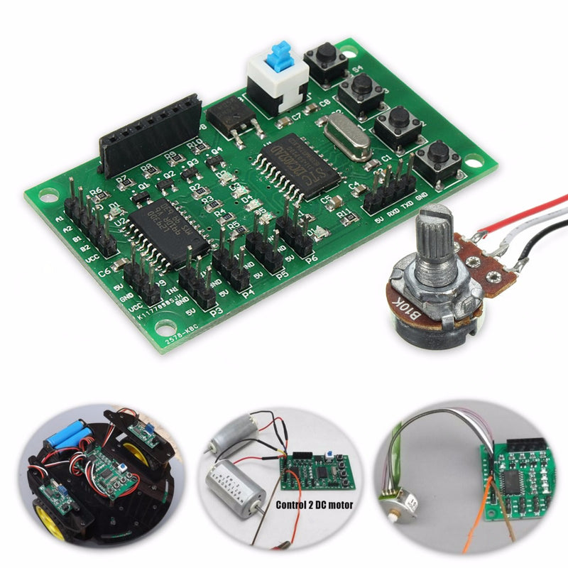 Programmable 2/4 Phase 4/5 Wire Stepper Motor Driver Control Board For Robot Car DIY