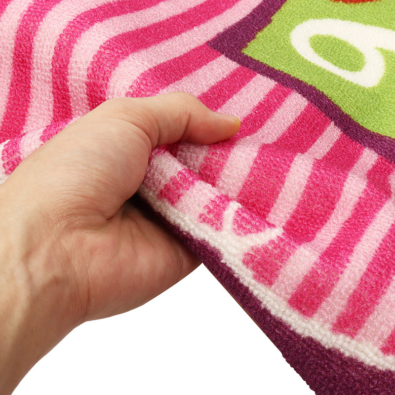 Kids Children Baby Play Rug Crawling Floor Mat Pink Playmat 150x100CM Blanket