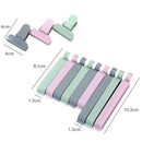 12Pcs/1Set Bag Clips Snack Fresh Food Storage Sealing Kitchen Tool