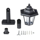 Solar Power LED Light Path Way Wall Landscape Mount Outdoor Garden Fence Lamp