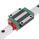 Machifit HGR15 100-1000mm Linear Rail Guide with HGW15CC Linear Rail Slide Flange Block CNC Parts
