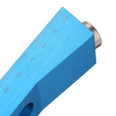 Aluminum Alloy One-hole Pocket Hole Jig with Magnet 9.5mm Oblique Hole Drill Guide Woodworking Tool