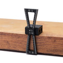 Drillpro Aluminum Alloy Dovetail Marker Jig Woodworking 1:5 1:6 1:8 and 1:10 Slopes Dovetail Marking Template Wood Joints Guide