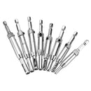 8pcs Self Centering Hinge Hardware Drill Bit Set Pilot Hole Guides Door Window Hinges Set