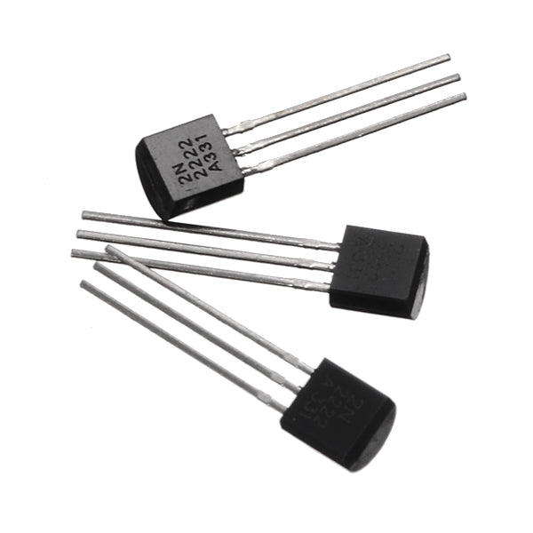 50Pcs TO-92 30V 0.6A 2N2222A Triode Transistor NPN 2N2222 Switch Transistors