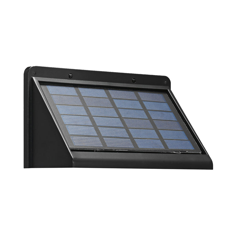 AUGIENB 88LED 600lumen Garden LEDs Split Solar Powered Light Motion Sensor Waterproof Wall Lamp Remote/Voice Control(50dB)