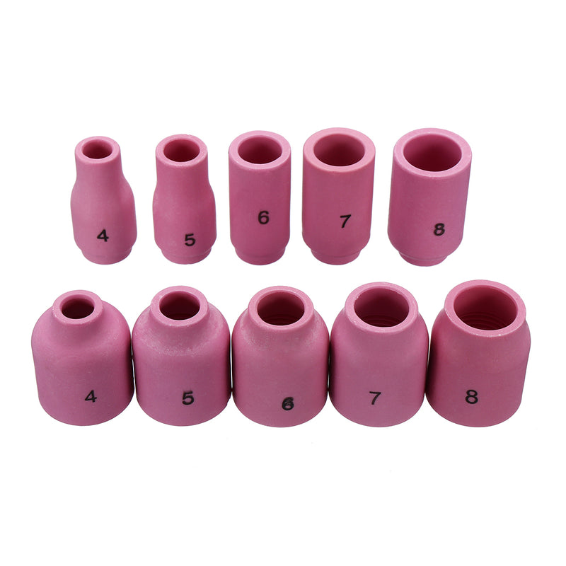 49Pcs TIG Welding Torch Stubby Gas Lens