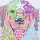 180 x 180CM Shower Curtain Dog Pattern Print Waterproof Polyester Bathroom Shower Curtain