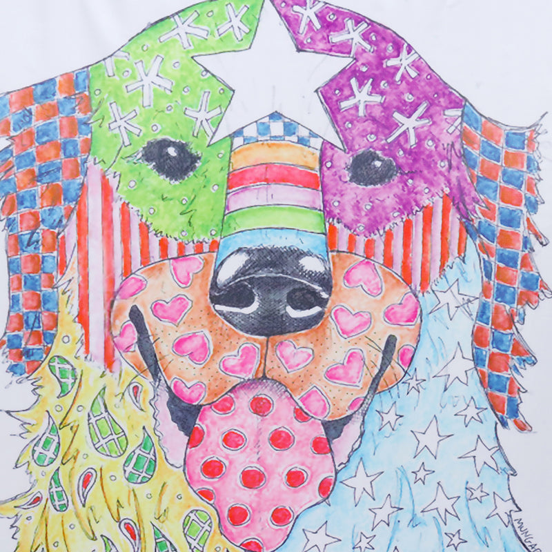 180 x 180CM Shower Curtain Dog Pattern Print Waterproof Polyester Bathroom Shower Curtain