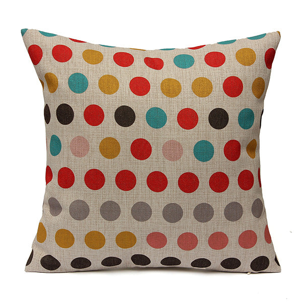 Geometric Abstract Printed Cushion Cover Sofa Bed Pillow Case