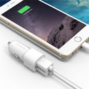 ORICO 17W Dual USB Port LED Indicator Fast Charging USB Car Charger For iPhone XS X Max 11 Pro Huawei P30 Pro Mate 30 Xiaomi Mi9 9Pro S10+ Note10