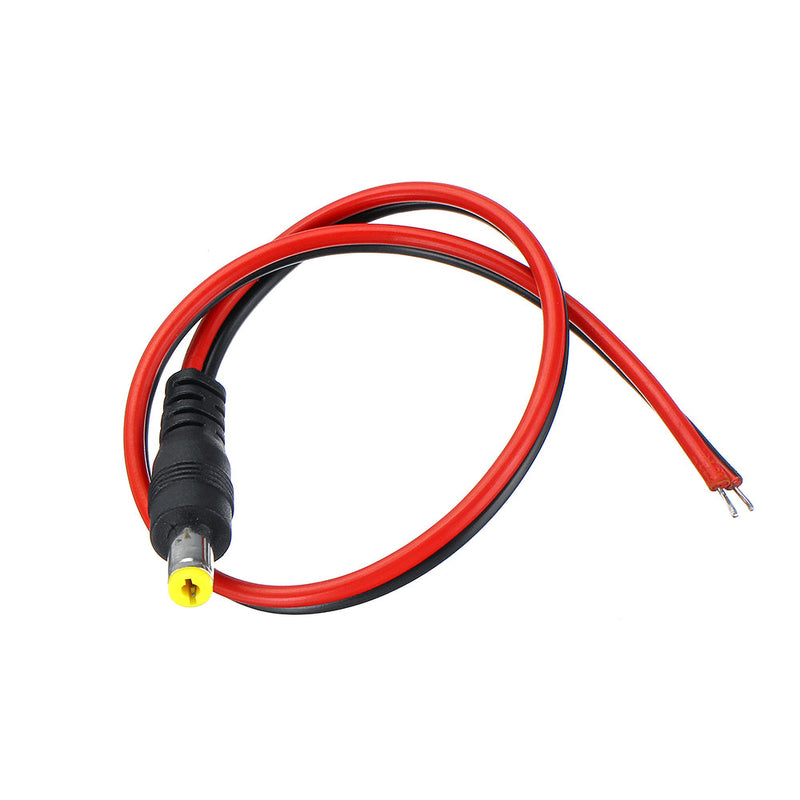 30Pcs Male DC Power Supply Plug Jack Connector Copper Core 5.5x2.5mm Weld-free