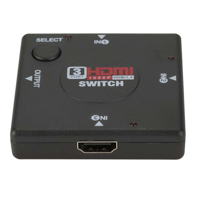 YuBeter 3 Port 1080P High Definition Multimedia Interface Switcher Adapter Splitter for PS3 STB TV DVD DVR PC DV DLP Projector