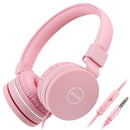 Picun C30 Wired Volume Control Foldable Children Headphone Safely Over-ear Headset With 3.5mm Jack
