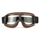 Motorcycle Flying Scooter ATV Goggles Helmet Glasses Windproof Coffee Frame