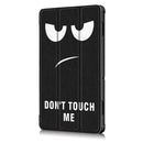 Tri-Fold Printing Tablet Case Cover for Lenovo Tab E10 Tablet - Big Eyes