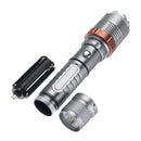 Portable T6 1000LM 5Modes Zoomable Rechargeable Lotus Shape LED Flashlight 18650/AAA Flashlight