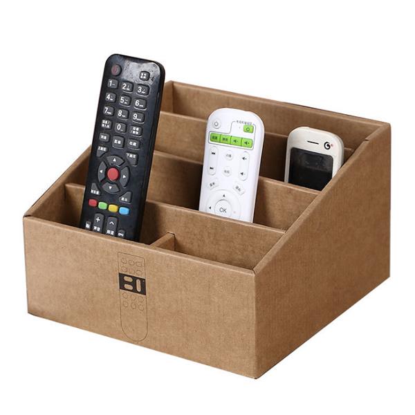 Remote Control Sundries Parts Storage Box Creative Paper Desktop Stationery Pen File Storage Box