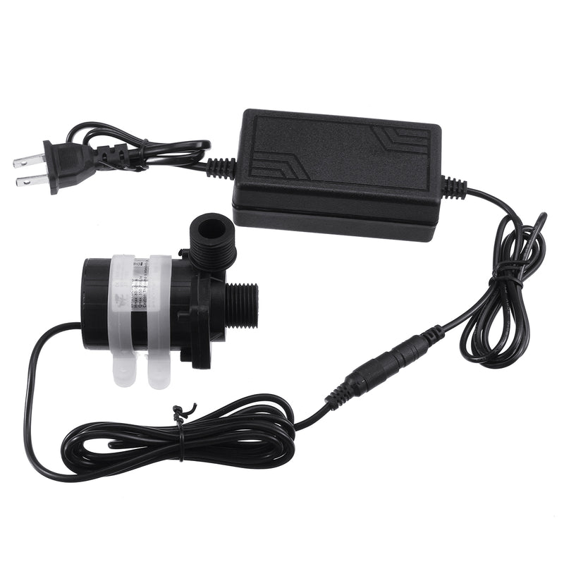 Mini DC 12V 7m 900L / H Brushless Motor Submersible Water Pump Home 32W Quiet