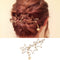 Trendy Hair Accessories Hollow Five Point Stars Alloy Hairpin Hair Clip Star Pendant for Women