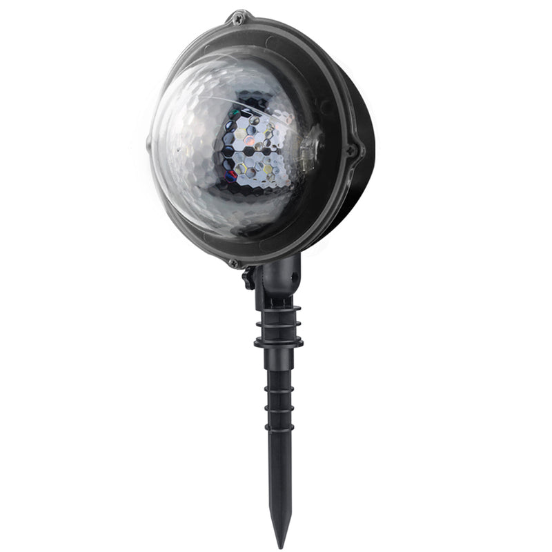 5W Moving Snowflake Snow LED Mini Projector Light Adjustable Waterproof Lamp